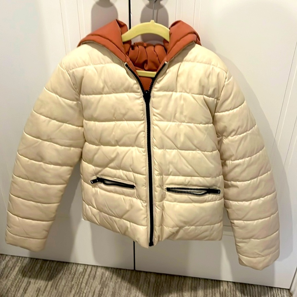 Girl coat reversible